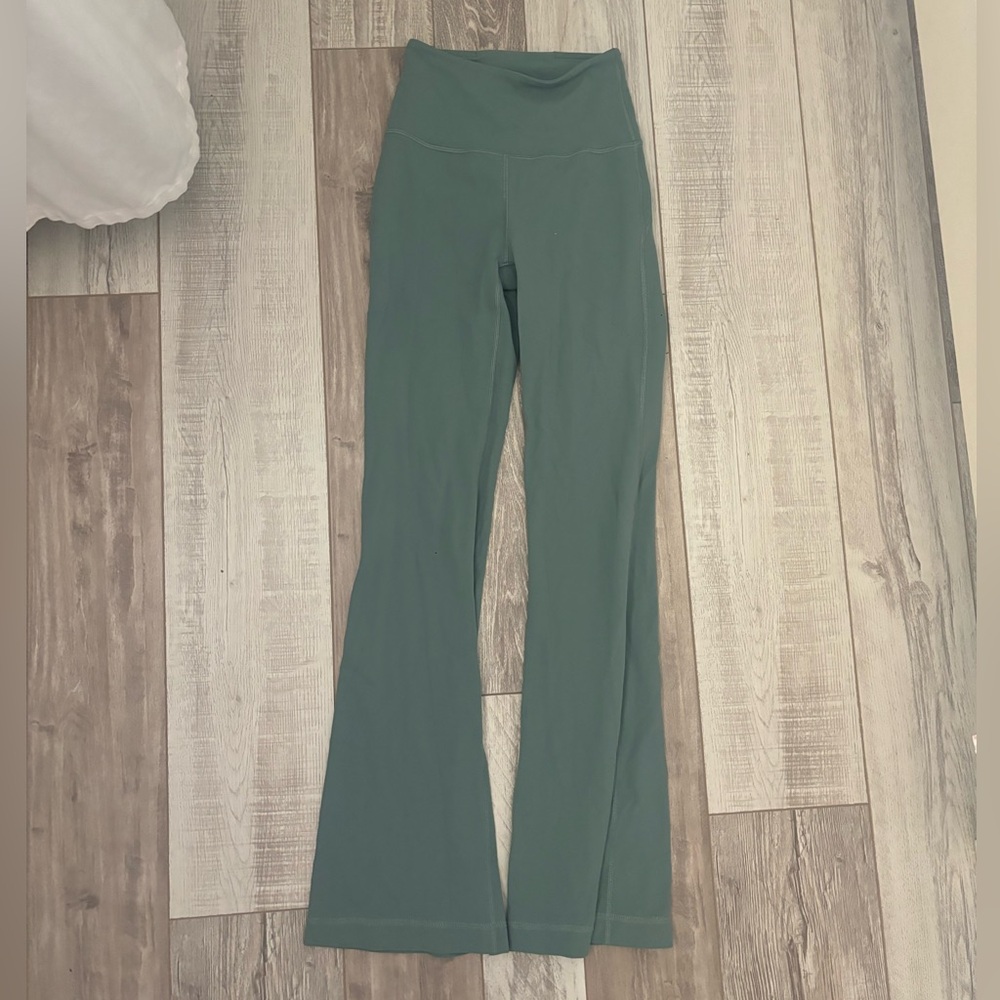 lululemon Green Align Flare Leggings